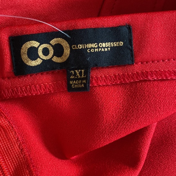 Red Cocktail Dress - Picture 8 of 8